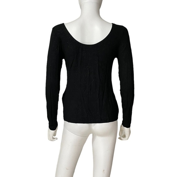 Banana Republic Black Metallic Top - Picture 4 of 9